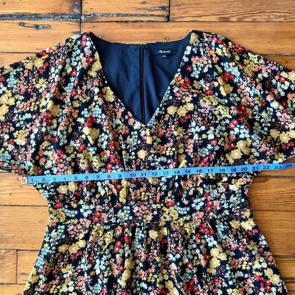 Madewell Floral Midi Dress - Multicolor - Picture 3 of 5